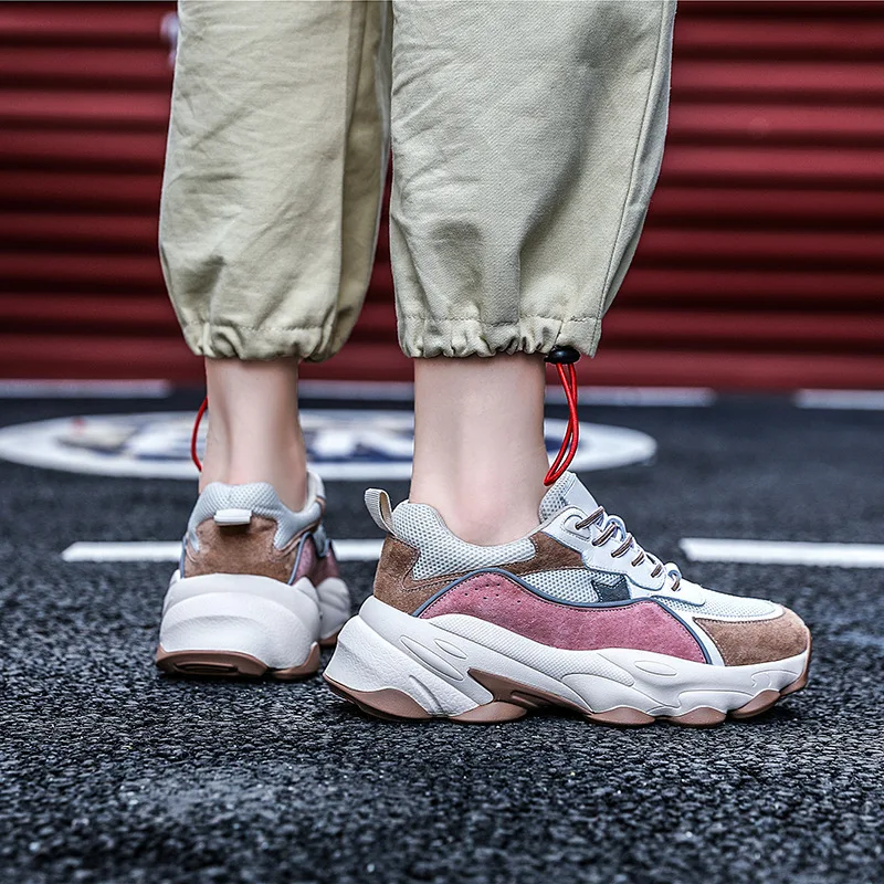 Dad Shoe Single Shoe Woman 2020 Genuine Leather Women's Shoes Increase Shoe Motion Casual Shoes
Dad Shoe Single Shoe Woman 2020 Genuine Leather Women's Shoes Increase Shoe Motion Casual Shoes