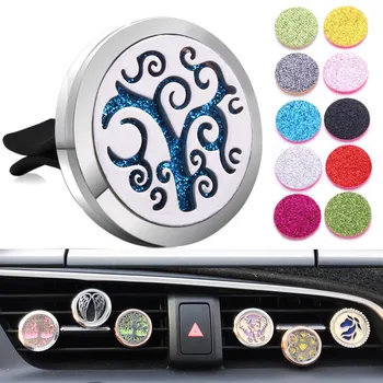 New Car Air Diffuser Locket Tree Stainless Steel Vent Freshener Car Essential Oil Diffuser Perfume Aromatherapy Necklace
New Car Air Diffuser Locket Tree Stainless Steel Vent Freshener Car Essential Oil Diffuser Perfume Aromatherapy Necklace