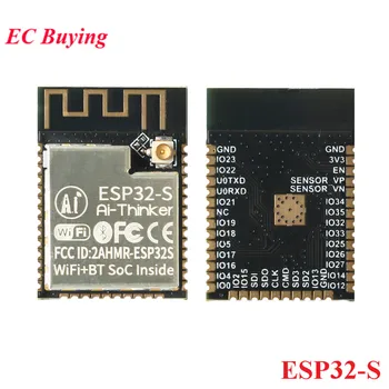 ESP32 ESP-32 ESP32-S ESP32S Bluetooth and Wireless WIFI Dual Core CPU Module Low Power MCU Dual Antenna Home IOT for Arduino
ESP32 ESP-32 ESP32-S ESP32S Bluetooth and Wireless WIFI Dual Core CPU Module Low Power MCU Dual Antenna Home IOT for Arduino