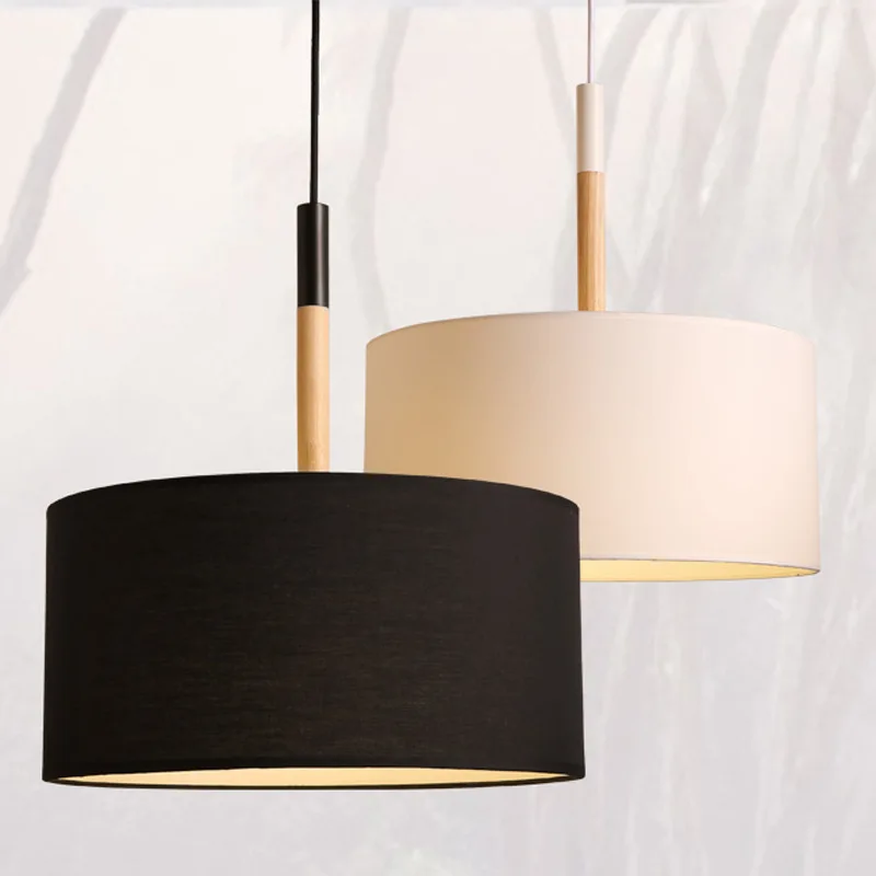 Nordic Modern Creative Simple Lamps Bedroom Library Restaurant Single-head Wood Fabric Shade Cool Chandelier
Nordic Modern Creative Simple Lamps Bedroom Library Restaurant Single-head Wood Fabric Shade Cool Chandelier