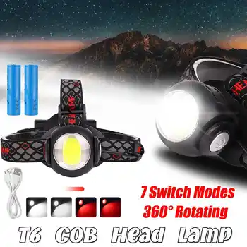 Smuxi 120000LM T6+COB LED Rechargeable Headlight Torch Headlamp Head Light Lamp for hunting cycling mountaineering camping 
Smuxi 120000LM T6+COB LED Rechargeable Headlight Torch Headlamp Head Light Lamp for hunting cycling mountaineering camping