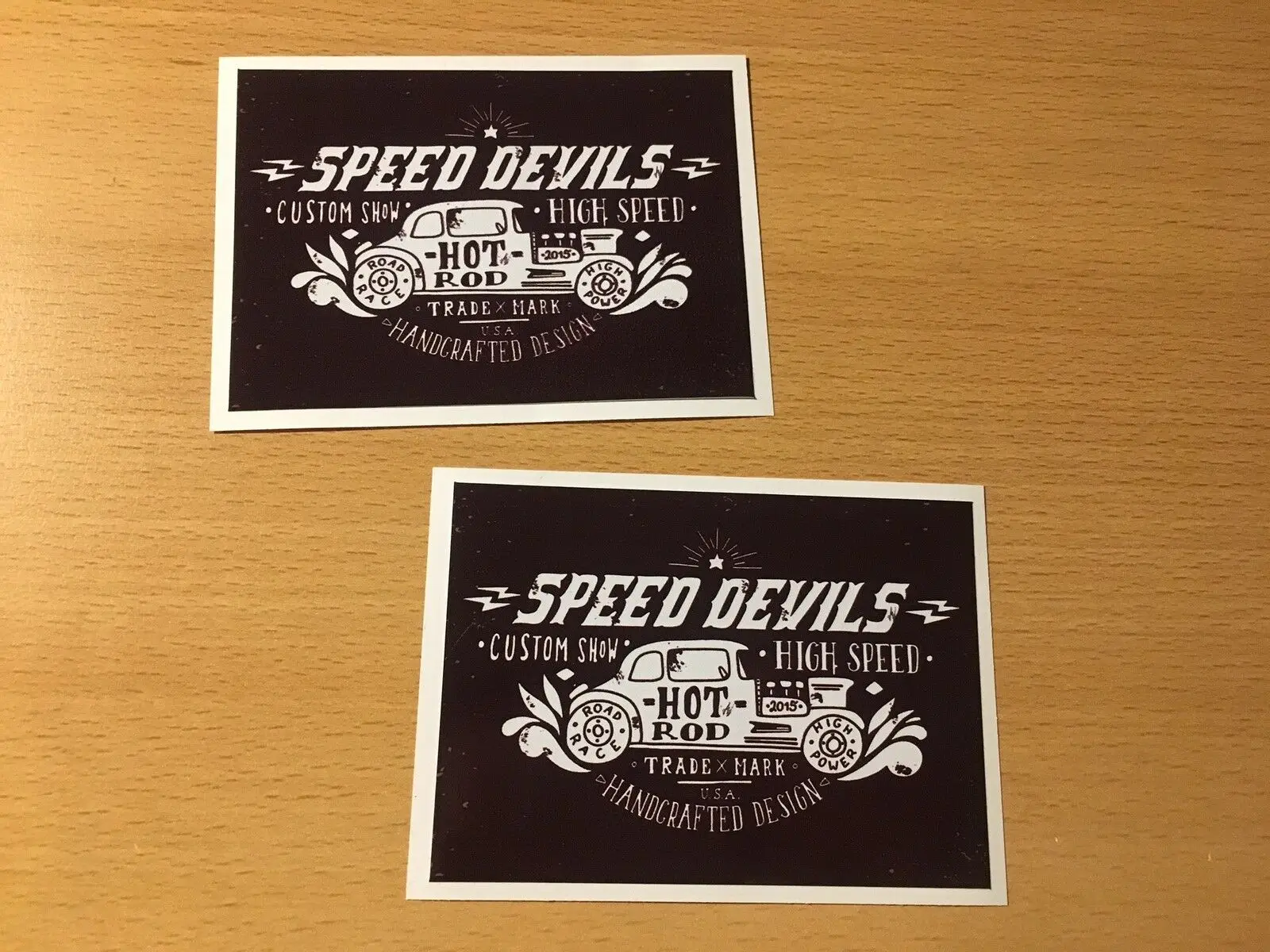 SPEED DEVILS Sticker Tuning V8 Old School Rockabilly Retro NEW H008 | Дом и сад
