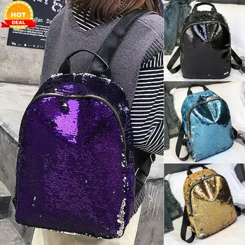 Girl Sequins Large Capacity Backpack Student Sequin Travel Backpack Shoulder Bag
Girl Sequins Large Capacity Backpack Student Sequin Travel Backpack Shoulder Bag