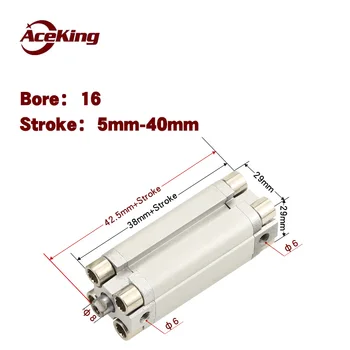 Compact thin cylinder ADVU16 - by 15/30/45/60/75% / 20/25/30/35/40/50 - P - A/ADVUL ADVU16-10 ADVU16-15 ADVU16-20 ADVU16-25
Compact thin cylinder ADVU16 - by 15/30/45/60/75% / 20/25/30/35/40/50 - P - A/ADVUL ADVU16-10 ADVU16-15 ADVU16-20 ADVU16-25