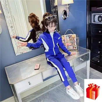 Spring New Children's Clothing Girls Cotton Suit 4 6 8 10 12-year-old Girl Zipper Jacket Children's Sportswear Two-piece Suit
Spring New Children's Clothing Girls Cotton Suit 4 6 8 10 12-year-old Girl Zipper Jacket Children's Sportswear Two-piece Suit