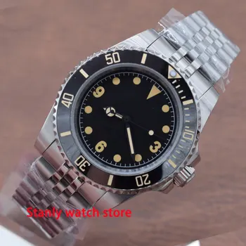 Bliger 40mm black sterile dial luminous ceramic bezel stainless steel bracelet sapphire solid automatic movement men's watch
Bliger 40mm black sterile dial luminous ceramic bezel stainless steel bracelet sapphire solid automatic movement men's watch