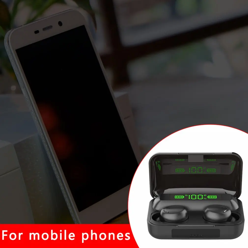 TWS Wireless Earphone Earbud Bluetooth 5.0 Waterproof Led Display Fingerprint Touch Hd Hifi Stereo Sport Headset With Microphone
TWS Wireless Earphone Earbud Bluetooth 5.0 Waterproof Led Display Fingerprint Touch Hd Hifi Stereo Sport Headset With Microphone
