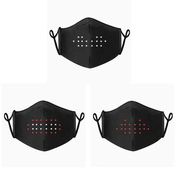 Voice Recognition Mask Automatic Patterns Display Dynamic Talking Faux Masks Rave Party Bar Xmas New Year Gift
Voice Recognition Mask Automatic Patterns Display Dynamic Talking Faux Masks Rave Party Bar Xmas New Year Gift