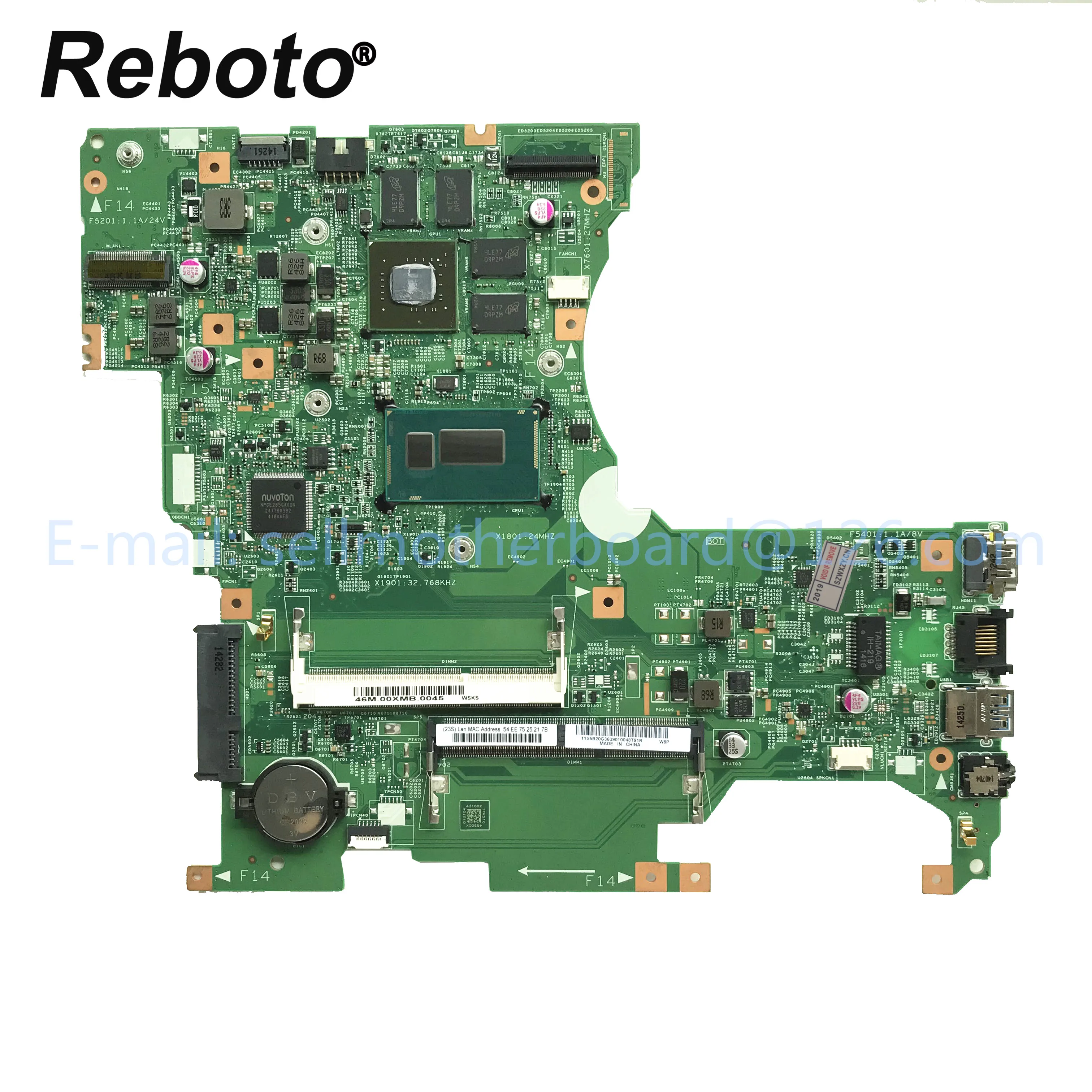 Для Lenovo Flex2-14 материнская плата для ноутбука с SR1EF i5-4210u CPU 13281-1 448.00X01.0011 FRU 5B20G36390 DDR3L