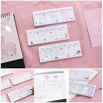 1pc Creative Planner Diary Memo Pads Stationery Cartoon Cute Notes Week Plan Scratchpad
1pc Creative Planner Diary Memo Pads Stationery Cartoon Cute Notes Week Plan Scratchpad