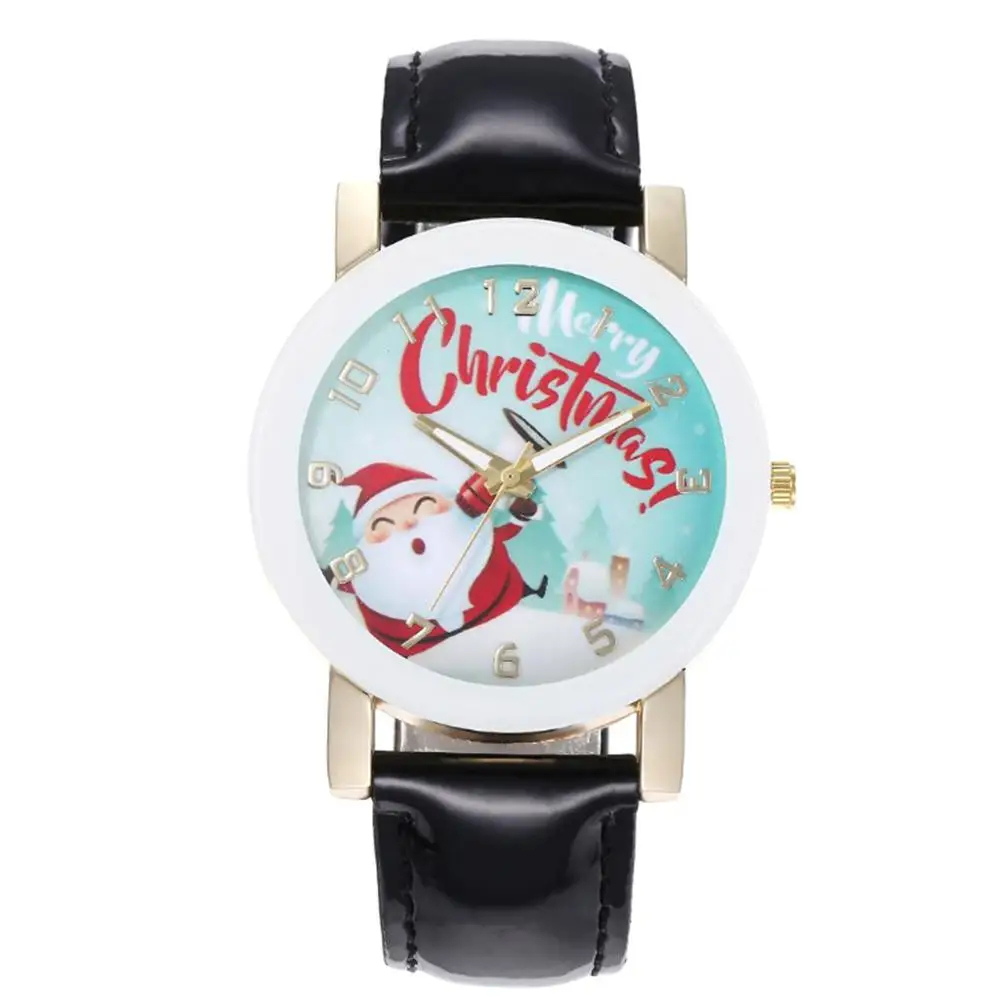 Christmas Santa Claus Digital Belt Watch For Women Personality Trends Simple Watches High Quality Female Watch Elegant Populor&5