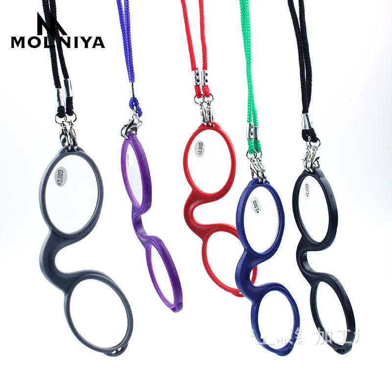 2020 Protable Hanging Neck Reading Glasses For Women Men Pendant Necklace Hyperopia Presbyopic Eyeglasses and box
2020 Protable Hanging Neck Reading Glasses For Women Men Pendant Necklace Hyperopia Presbyopic Eyeglasses and box
