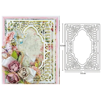 Lace Background Photo Frame Metal Cutting Dies DIY Scrapbooking Dies Paper Cards Making Embossing die cut Decorative craft dies
Lace Background Photo Frame Metal Cutting Dies DIY Scrapbooking Dies Paper Cards Making Embossing die cut Decorative craft dies