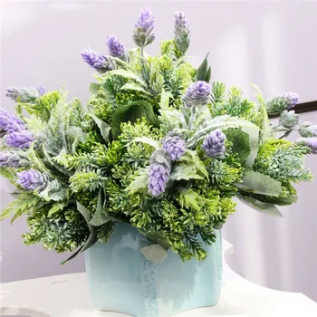 Artificial Lavender Simulation Plant Bouquet Home Office Silk Lavender Wedding Fake Plant
Artificial Lavender Simulation Plant Bouquet Home Office Silk Lavender Wedding Fake Plant