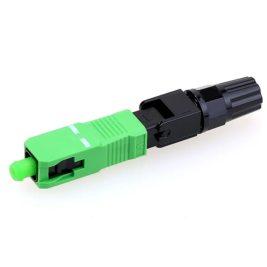 single-mode fiber optic SC APC quick connector SC APC FTTH Fiber Optic Fast Connector
single-mode fiber optic SC APC quick connector SC APC FTTH Fiber Optic Fast Connector