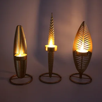 Iron Candle Holder Round Table Golden Candlestick for Party Wedding Ornament Ins Metal Leaf Candle Holder Nordic decoration
Iron Candle Holder Round Table Golden Candlestick for Party Wedding Ornament Ins Metal Leaf Candle Holder Nordic decoration