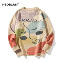 Ugly Christmas Knitted Sweater Oversize Abstract Art Painting Smiling Face Pattern Pullover Winter Vintage Clothes For Man Women
Ugly Christmas Knitted Sweater Oversize Abstract Art Painting Smiling Face Pattern Pullover Winter Vintage Clothes For Man Women
