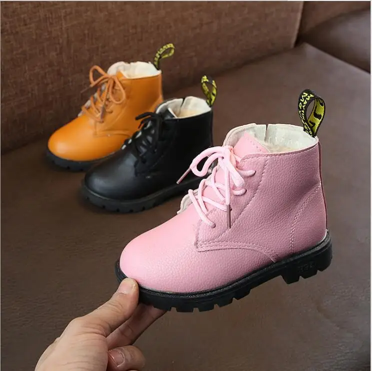 NEW 2019 Girls Leather Boots Boys Shoes Spring Autumn PU Leather Children Boots Fashion Toddler Kids Boots Warm Winter Boots
NEW 2019 Girls Leather Boots Boys Shoes Spring Autumn PU Leather Children Boots Fashion Toddler Kids Boots Warm Winter Boots