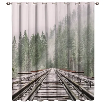 The Railway Passes Through A Forest Pine Trees Mist Window Curtains Dark Living Room Curtain Rod Kitchen Drapes Fabric Indoor
The Railway Passes Through A Forest Pine Trees Mist Window Curtains Dark Living Room Curtain Rod Kitchen Drapes Fabric Indoor