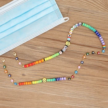 Go2Boho Women Chain For Mask Boho Jewelry Glasses Chains Rainbow Letter Necklace Evil Eye Choker Smile 2020 Fashion Necklaces
Go2Boho Women Chain For Mask Boho Jewelry Glasses Chains Rainbow Letter Necklace Evil Eye Choker Smile 2020 Fashion Necklaces