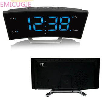 NEW! Arc LED digital Alarm Clock Desk electronic radio clock Personality bedside Night Light Snooze Clock led glowing clock
NEW! Arc LED digital Alarm Clock Desk electronic radio clock Personality bedside Night Light Snooze Clock led glowing clock