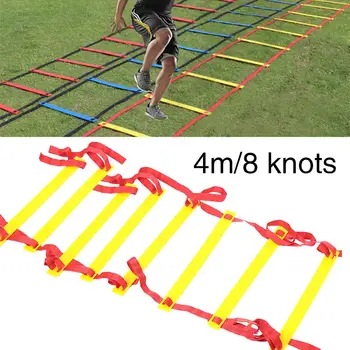 Football Training Equipment Training Fitness Ladder 4M Oxford Cloth Plastic Agility Bodybuilding Sport Soccer Jumping Ladder
Football Training Equipment Training Fitness Ladder 4M Oxford Cloth Plastic Agility Bodybuilding Sport Soccer Jumping Ladder