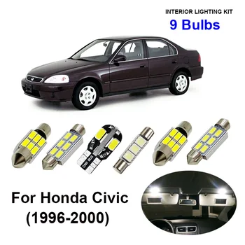 9pcs White Auto Interior LED Light Bulbs Kit For 1996-2000 Honda Civic Led Map Dome Trunk License Plate Light Lamp
9pcs White Auto Interior LED Light Bulbs Kit For 1996-2000 Honda Civic Led Map Dome Trunk License Plate Light Lamp