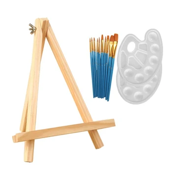 1 Set 13Pcs Acrylic Artist Painting Set Include 10Pcs Acrylic Painting Brushes, 2Pcs Palette and 1Pcs Mini Table Easel
1 Set 13Pcs Acrylic Artist Painting Set Include 10Pcs Acrylic Painting Brushes, 2Pcs Palette and 1Pcs Mini Table Easel