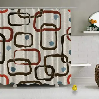 Seamless Retrostylized Squares Tileable Seamless Easyedit Vector Practical Shower Curtain for Bathroom,72''L x 72''W
Seamless Retrostylized Squares Tileable Seamless Easyedit Vector Practical Shower Curtain for Bathroom,72''L x 72''W