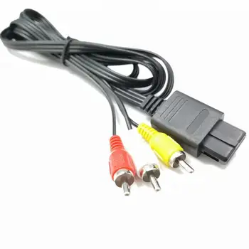 200pcs 1.8m 6FT AV TV 3RCA 3 rca Video Cord Cable For Game cube/for SNES GameCube/for Nintendo for N64 64 Game Cable
200pcs 1.8m 6FT AV TV 3RCA 3 rca Video Cord Cable For Game cube/for SNES GameCube/for Nintendo for N64 64 Game Cable