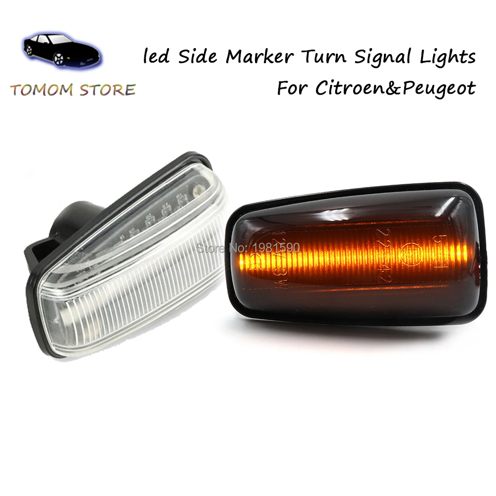 2x LED sequential water flowing side marker light turn signal indicator lights for Peugeot 106 306 406 806 Expert Partner amber
2x LED sequential water flowing side marker light turn signal indicator lights for Peugeot 106 306 406 806 Expert Partner amber