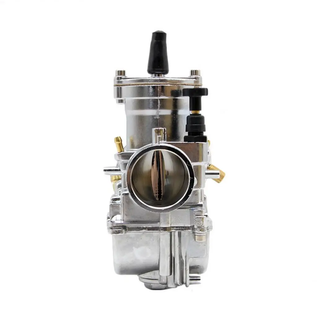 Motorcycle Carburetor 34mm Racing Flat Side for PWK Carb with Power Jet
