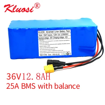 KLUOSI 36VBattery 12.8Ah LG18650MH1 42V Lithium Battery Pack with 25A BMS for 250W~750W Ebike Electric Car Bicycle Motor Scoote
KLUOSI 36VBattery 12.8Ah LG18650MH1 42V Lithium Battery Pack with 25A BMS for 250W~750W Ebike Electric Car Bicycle Motor Scoote