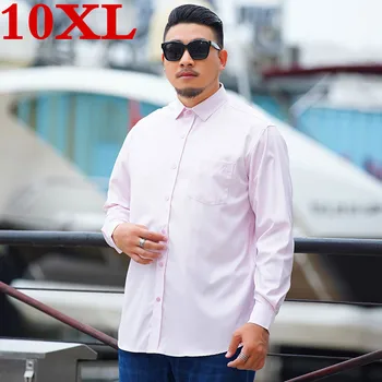 Large size 2020 high quality Plus Size 8XL 7XL 6XL 5X New Spring and summer Long sleeve Pure Color Business Casual Shirts Men 
Large size 2020 high quality Plus Size 8XL 7XL 6XL 5X New Spring and summer Long sleeve Pure Color Business Casual Shirts Men