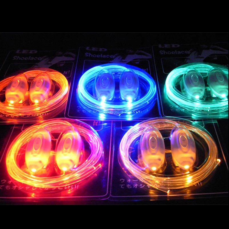 

10pairs led Shoelaces Party Skating Charming LED Flash Light Up Glow Shoelaces Shoe Laces Shoestrings
