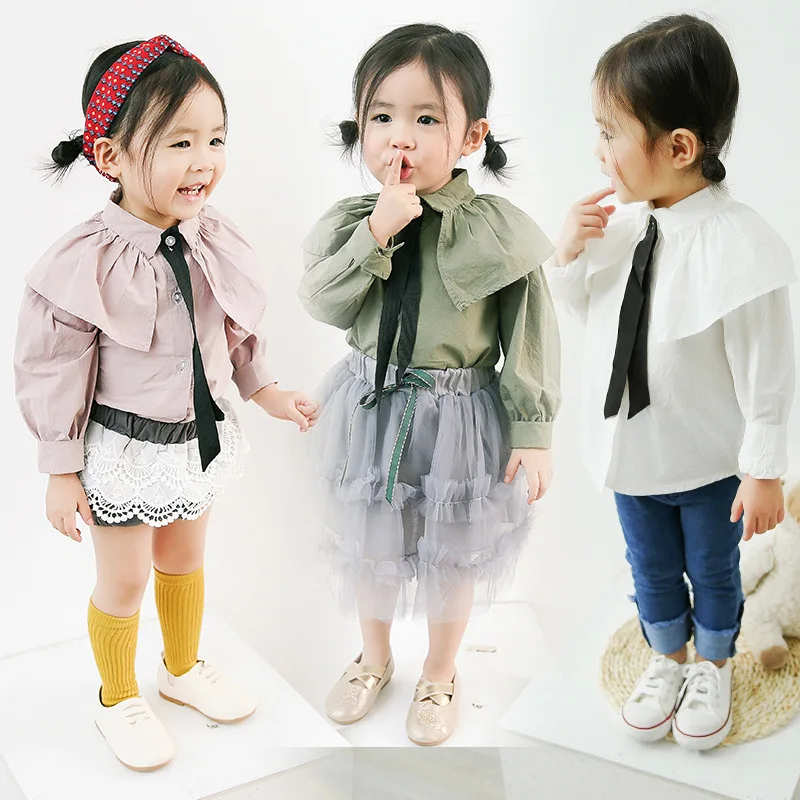 2018 New Products Childrenswear Spring And Autumn New Style Fashion GIRL'S Shirt Infants Children Pure Cotton Long-sleeved Upper
2018 New Products Childrenswear Spring And Autumn New Style Fashion GIRL'S Shirt Infants Children Pure Cotton Long-sleeved Upper