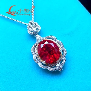Artificial ruby 10*12mm main stone 925 silver Fashion oval shape with inclusions red color Jewelry for Pendant Necklace
Artificial ruby 10*12mm main stone 925 silver Fashion oval shape with inclusions red color Jewelry for Pendant Necklace