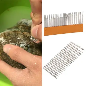 KITPIPI 20pcs Diamond Grinding Head Diamond Burr Engraving Grinding Drill Bit Carving Tool Set Rotary DIY Metal G7O5
KITPIPI 20pcs Diamond Grinding Head Diamond Burr Engraving Grinding Drill Bit Carving Tool Set Rotary DIY Metal G7O5