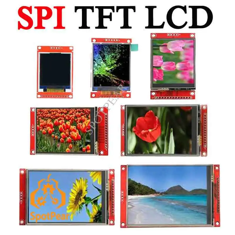 LCD Display Module SPI TFT touch Screen 1.8inch/2.2inch/2.4inch/2.8inch/3.2inch/3.5inch/4inch for arduino stm32 and so on
LCD Display Module SPI TFT touch Screen 1.8inch/2.2inch/2.4inch/2.8inch/3.2inch/3.5inch/4inch for arduino stm32 and so on