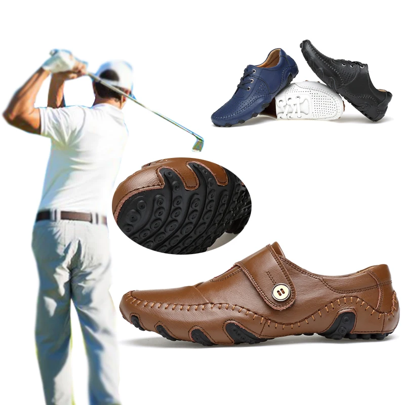 New Golf Shoes Man Golf Sneakers Lace Up Non Slip Light Breathable Soft Comfort Sports Shoes MEN with Studs Kasut Golf Sepatu
New Golf Shoes Man Golf Sneakers Lace Up Non Slip Light Breathable Soft Comfort Sports Shoes MEN with Studs Kasut Golf Sepatu