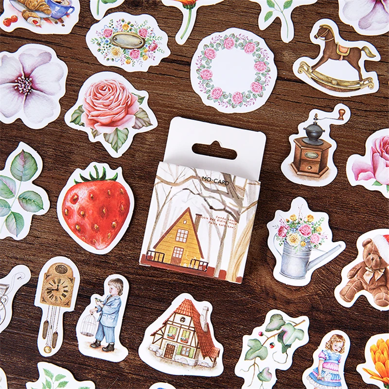 46pcs DIY Adhesive Sticker for Diary Notebook Box Wall Decoration Sticker Scrapbooking Diary Album Cute Papeterie
46pcs DIY Adhesive Sticker for Diary Notebook Box Wall Decoration Sticker Scrapbooking Diary Album Cute Papeterie