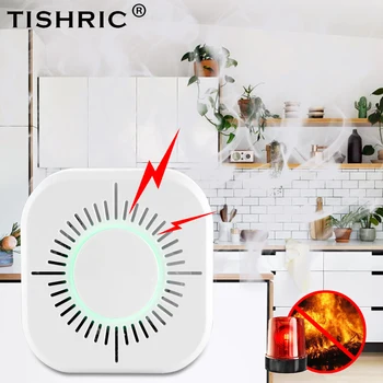 TISHRIC Wireless Smoke Sensor Detector 433mhz Fire Alarm System Security works with Sonoff Bridge Wifi Google/Smart Home Alexa
TISHRIC Wireless Smoke Sensor Detector 433mhz Fire Alarm System Security works with Sonoff Bridge Wifi Google/Smart Home Alexa