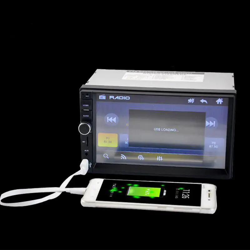 7inch 18cm 7018B Double 2 Din Car Video Player Touch Screen Multimedia player MP5 Player USB FM Bluetooth Car MP5 Player
7inch 18cm 7018B Double 2 Din Car Video Player Touch Screen Multimedia player MP5 Player USB FM Bluetooth Car MP5 Player