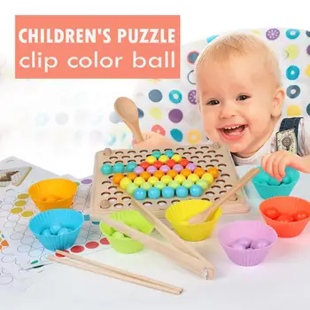 Kids Wooden Toy Montessori Toys Hands Brain Training Developing Intelligence Concentration Training Clip Beads Puzzle
Kids Wooden Toy Montessori Toys Hands Brain Training Developing Intelligence Concentration Training Clip Beads Puzzle