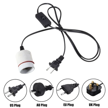 E27 Reptile Ceramic Heat Lamp Holder with Light Switch Socket Adapter Lamp 1.5m Wire Line Fitting for Mix 300W AC110-220V
E27 Reptile Ceramic Heat Lamp Holder with Light Switch Socket Adapter Lamp 1.5m Wire Line Fitting for Mix 300W AC110-220V