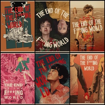 Buy three to send one The End of the F***ing World TV series poster retro kraft poster art illustration home decoration painting
Buy three to send one The End of the F***ing World TV series poster retro kraft poster art illustration home decoration painting