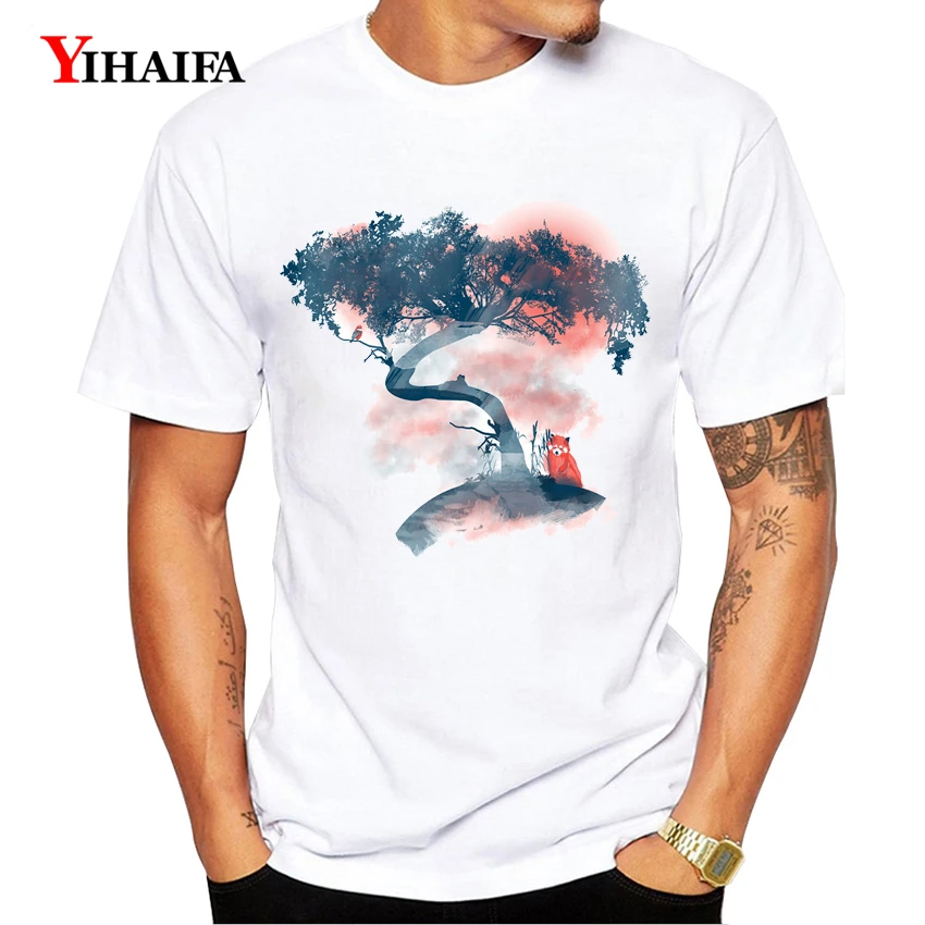 T-Shirt Mens Males Harajuku Colorful Graffiti Tree Animal roupas Print Graphic Tees Casual White Tee Shirts Unisex Tops
T-Shirt Mens Males Harajuku Colorful Graffiti Tree Animal roupas Print Graphic Tees Casual White Tee Shirts Unisex Tops