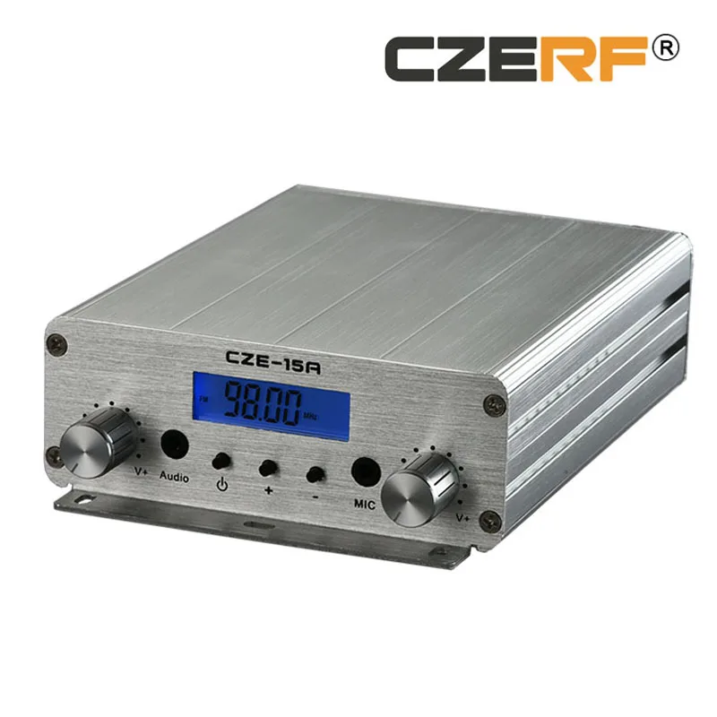 Free Shipping CZE-15A 15W Stereo Audio Amplifier FM Transmitter Kits Frequency Range 88-108MHz with 15 meters cable
Free Shipping CZE-15A 15W Stereo Audio Amplifier FM Transmitter Kits Frequency Range 88-108MHz with 15 meters cable