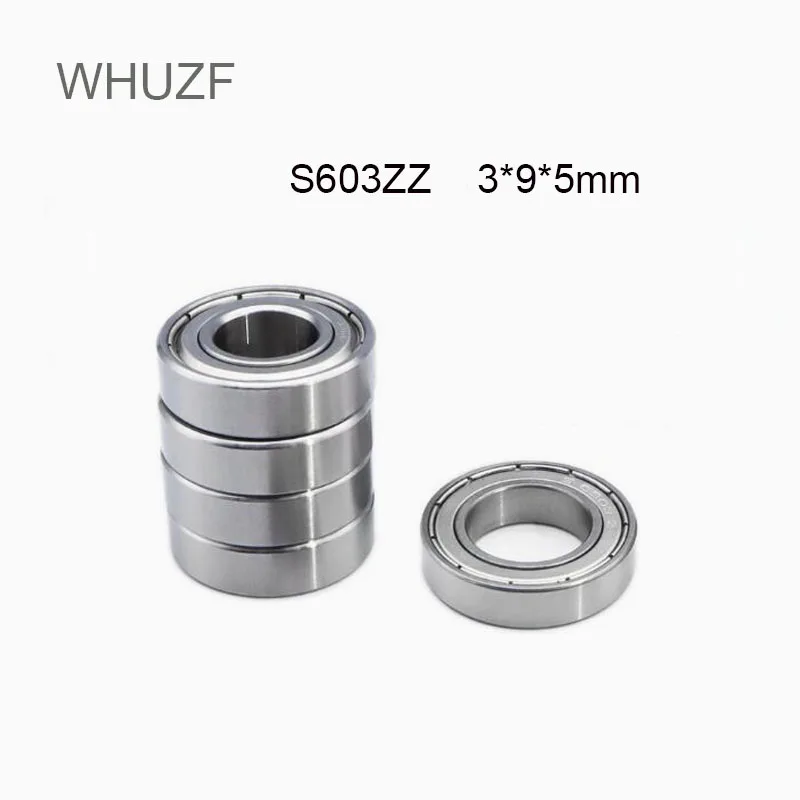 WHUZF 4 шт. S603ZZ подшипник 3*9*5 мм металлический подшипник из нержавеющей стали подшипник S603ZZ миниатюрное подшипниковое оборудование детали трансмиссии
WHUZF 4 шт. S603ZZ подшипник 3*9*5 мм металлический подшипник из нержавеющей стали подшипник S603ZZ миниатюрное подшипниковое оборудование детали трансмиссии