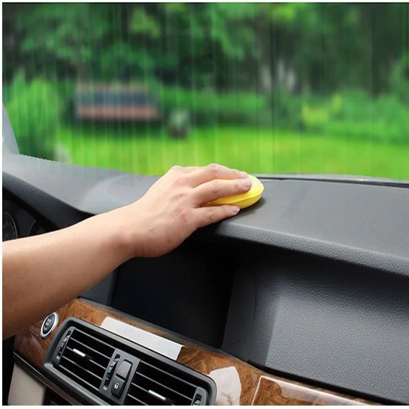 Губка для воска и полировки автомобиля мягкая восковая желтая губка рук 12